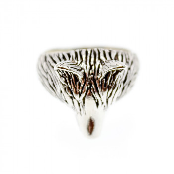 Sky Jewelry Мужское серебряное кольцо Волк