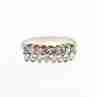 Sky Jewelry Серебряное кольцо с фианитами  Минимализм