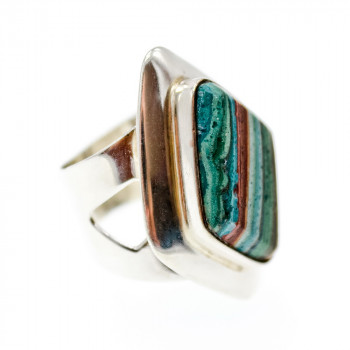 Sky Jewelry Серебряное кольцо с камнем яшма  Винтаж