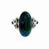 Sky Jewelry Серебряное кольцо с камнем гелиотис