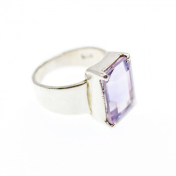 Sky Jewelry Серебряное кольцо с аметистом  Весна