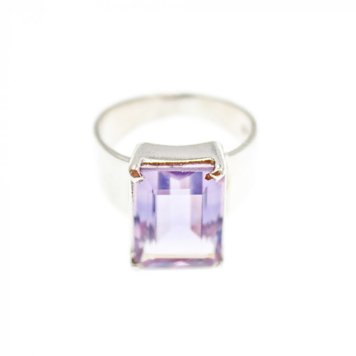 Sky Jewelry Серебряное кольцо с аметистом  Весна