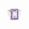 Sky Jewelry Серебряное кольцо с аметистом  Весна