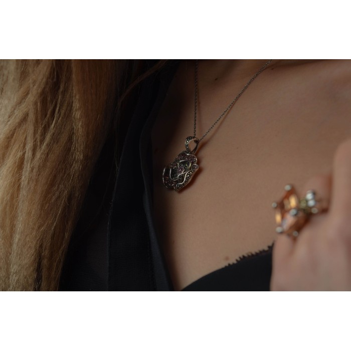 Sky Jewelry Серебряное кольцо с камнем Гелиодор