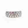 Sky Jewelry Серебряное кольцо с фианитами