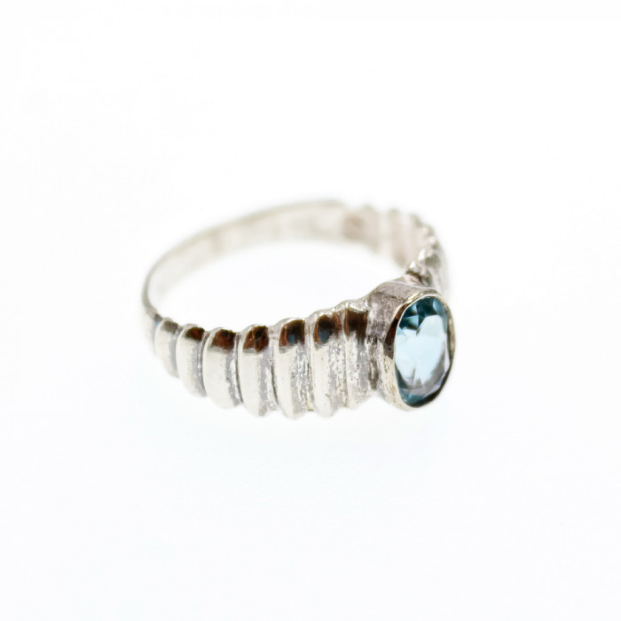 Sky Jewelry Серебряное кольцо с аквамарином  Мечта