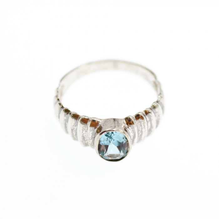 Sky Jewelry Серебряное кольцо с аквамарином  Мечта