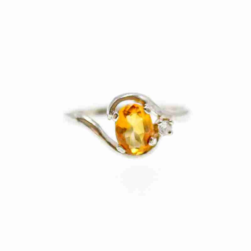 Sky Jewelry Серебряное кольцо с гелиодором и бериллом
