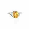 Sky Jewelry Серебряное кольцо с гелиодором и бериллом