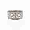 Sky Jewelry Серебряное кольцо с фианитами  Женственность