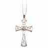 Sky Jewelry Серебряная цепочка с крестиком бриллиант
