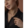 Sky Jewelry Серебряные серьги в позолоте с розовым Топазом