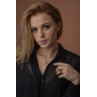 Sky Jewelry Серебряные серьги в позолоте с розовым Топазом