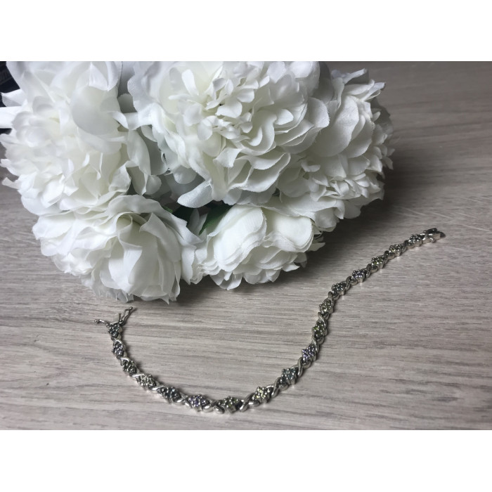 Sky Jewelry Серебряный браслет 925 проба с натуральными камнями