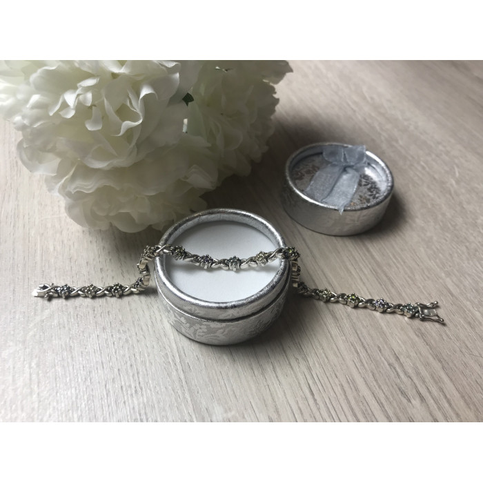 Sky Jewelry Серебряный браслет 925 проба с натуральными камнями