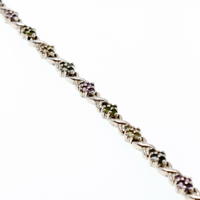 Sky Jewelry Серебряный браслет 925 проба с натуральными камнями