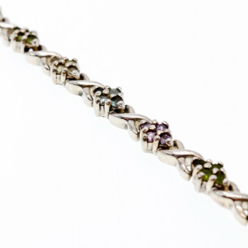 Sky Jewelry Серебряный браслет 925 проба с натуральными камнями