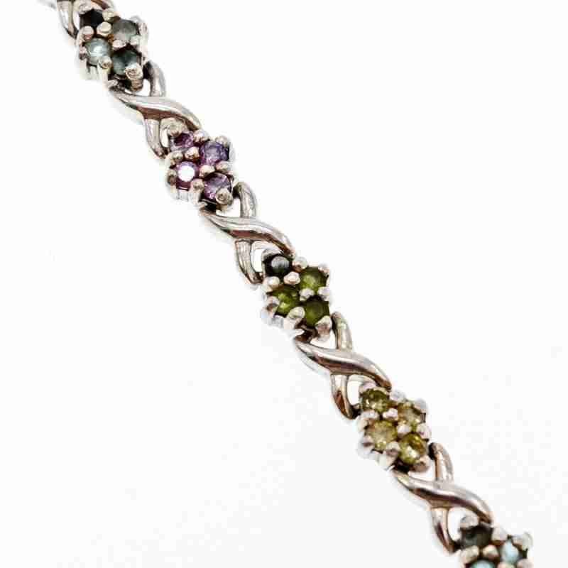 Sky Jewelry Серебряный браслет 925 проба с натуральными камнями