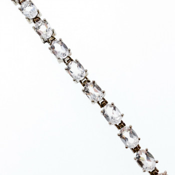 Sky Jewelry Серебряный браслет с бесцветной Шпинелью