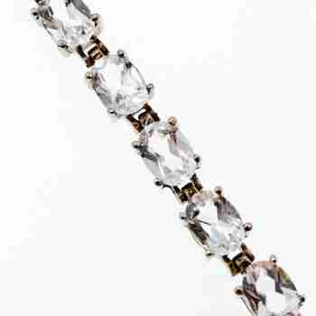 Sky Jewelry Серебряный браслет с бесцветной Шпинелью