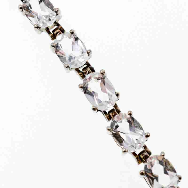Sky Jewelry Серебряный браслет с бесцветной Шпинелью
