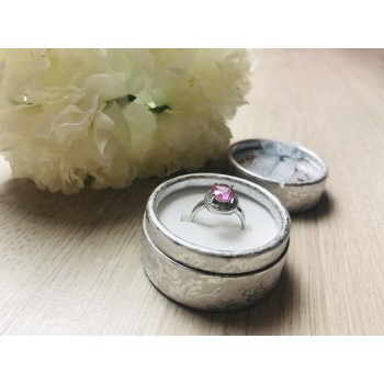 Sky Jewelry Серебряное кольцо 925 проба с розовой Шпинелью