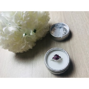 Sky Jewelry Серебряное кольцо 925 пробы с розовым топазом