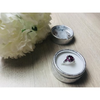 Sky Jewelry Серебряное кольцо 925 пробы с розовым топазом