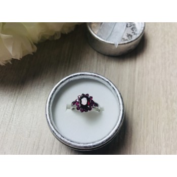 Sky Jewelry Серебряное кольцо 925 пробы с розовым топазом