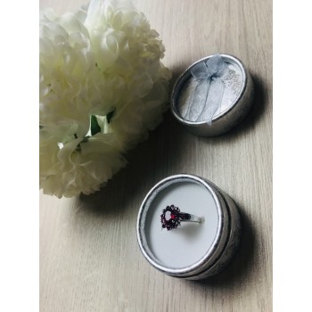 Sky Jewelry Серебряное кольцо 925 пробы с розовым топазом