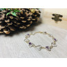 Sky Jewelry Браслет серебро в позолоте с аметистом