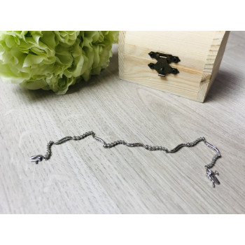 Sky Jewelry Серебряный браслет с камушками бесцветный топаз