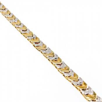 Sky Jewelry Браслет серебро в позолоте 925 проба