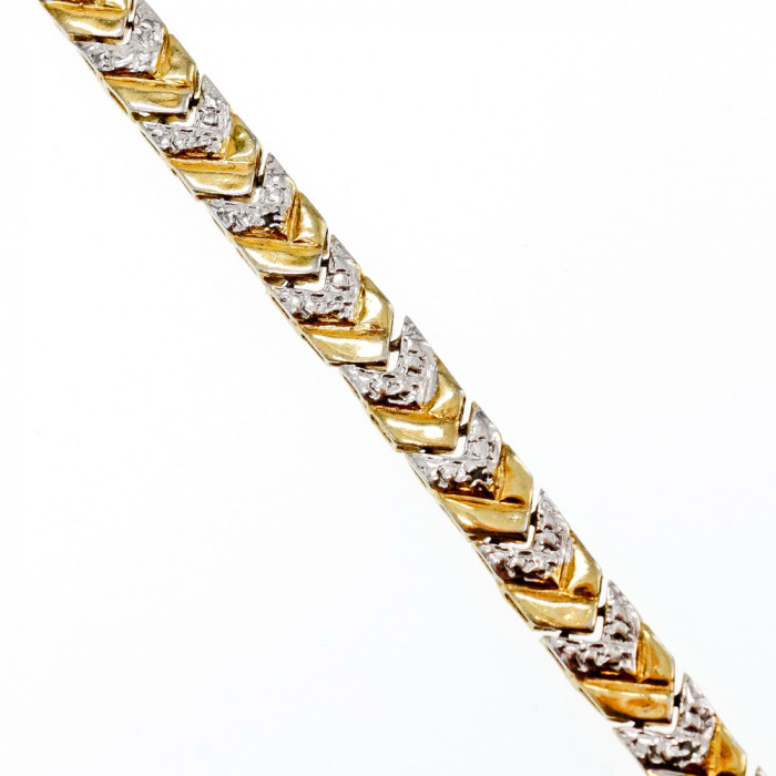 Sky Jewelry Браслет серебро в позолоте 925 проба