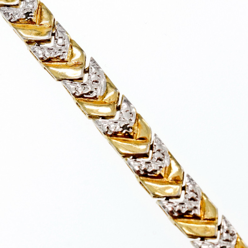 Sky Jewelry Браслет серебро в позолоте 925 проба