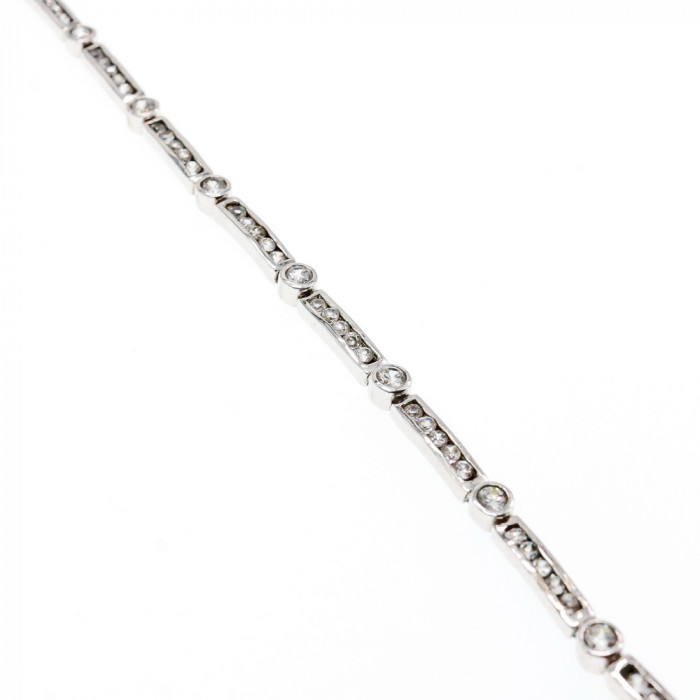 Sky Jewelry Серебряный браслет с фианитами 925 проба