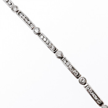 Sky Jewelry Серебряный браслет с фианитами 925 проба