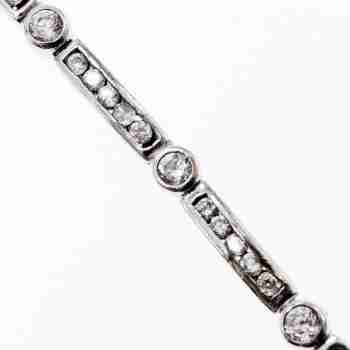 Sky Jewelry Серебряный браслет с фианитами 925 проба