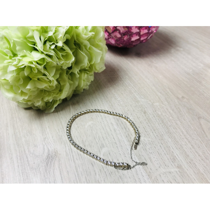 Sky Jewelry Серебряный браслет с фианитами