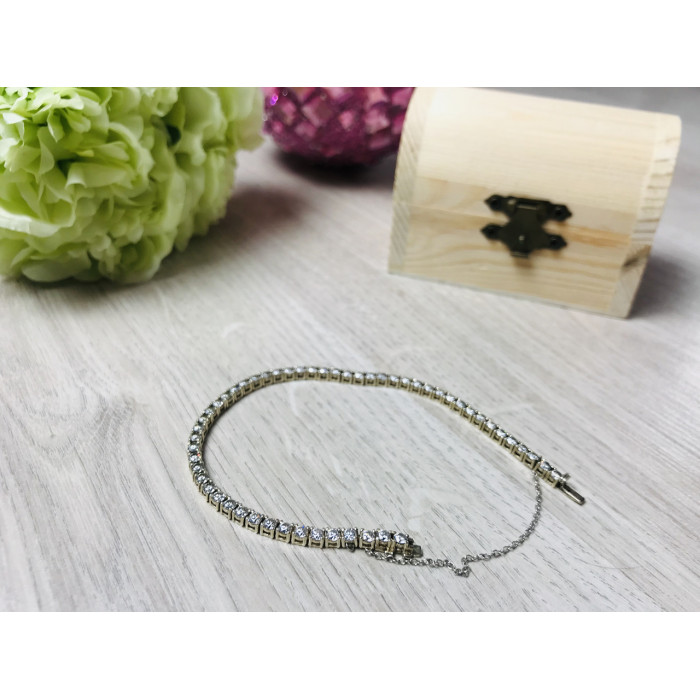 Sky Jewelry Серебряный браслет с фианитами