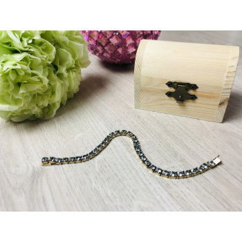 Sky Jewelry Браслет серебро в позолоте 14К  с топазом