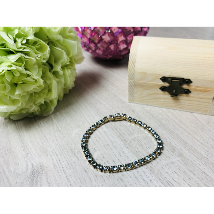 Sky Jewelry Браслет серебро в позолоте 14К  с топазом