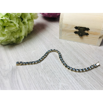 Sky Jewelry Браслет серебро в позолоте 14К  с топазом