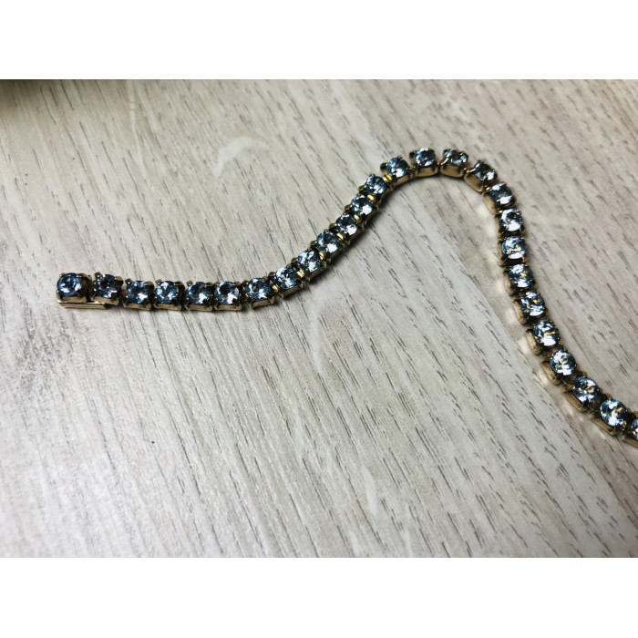 Sky Jewelry Браслет серебро в позолоте 14К  с топазом