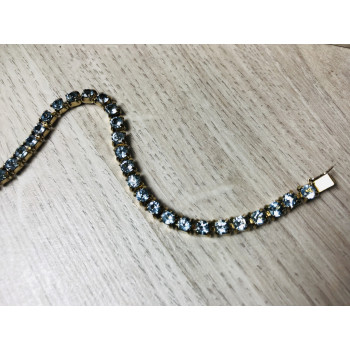 Sky Jewelry Браслет серебро в позолоте 14К  с топазом