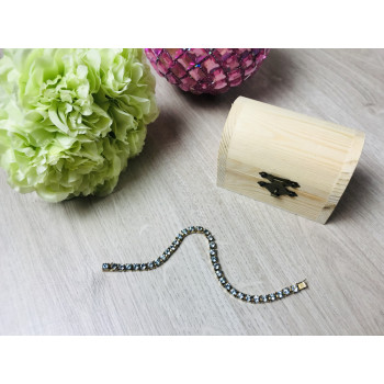 Sky Jewelry Браслет серебро в позолоте 14К  с топазом