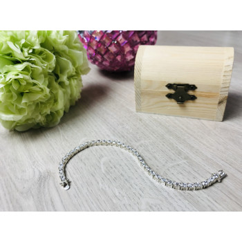 Sky Jewelry Серебряный браслет 925 проба с фианитами