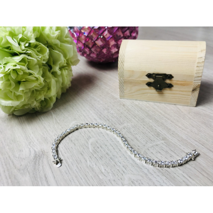 Sky Jewelry Серебряный браслет 925 проба с фианитами