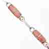 Sky Jewelry Серебряный браслет 925 проба с розовым агатом