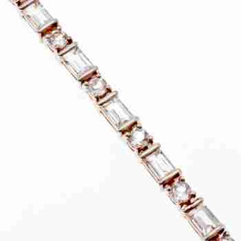 Sky Jewelry Серебряный браслет 925 проба с бесцветной шпинелью